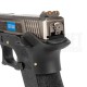 WE Модель пистолета GLOCK-34 G-Force металл слайд, черная рамка, хромированный ствол, черный слайд WE-G008WET-5